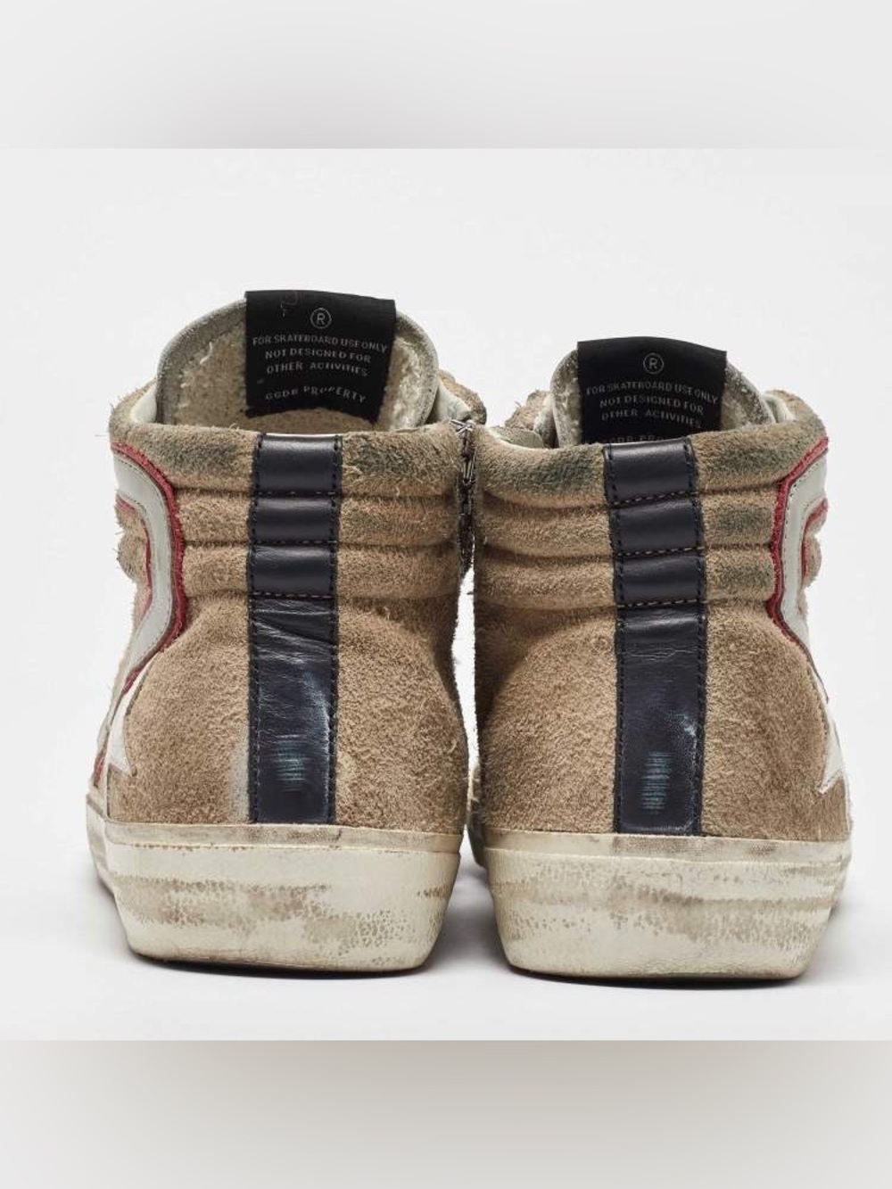 Golden Goose Suede and Leather Slide Sneakers - Picture 3 of 12